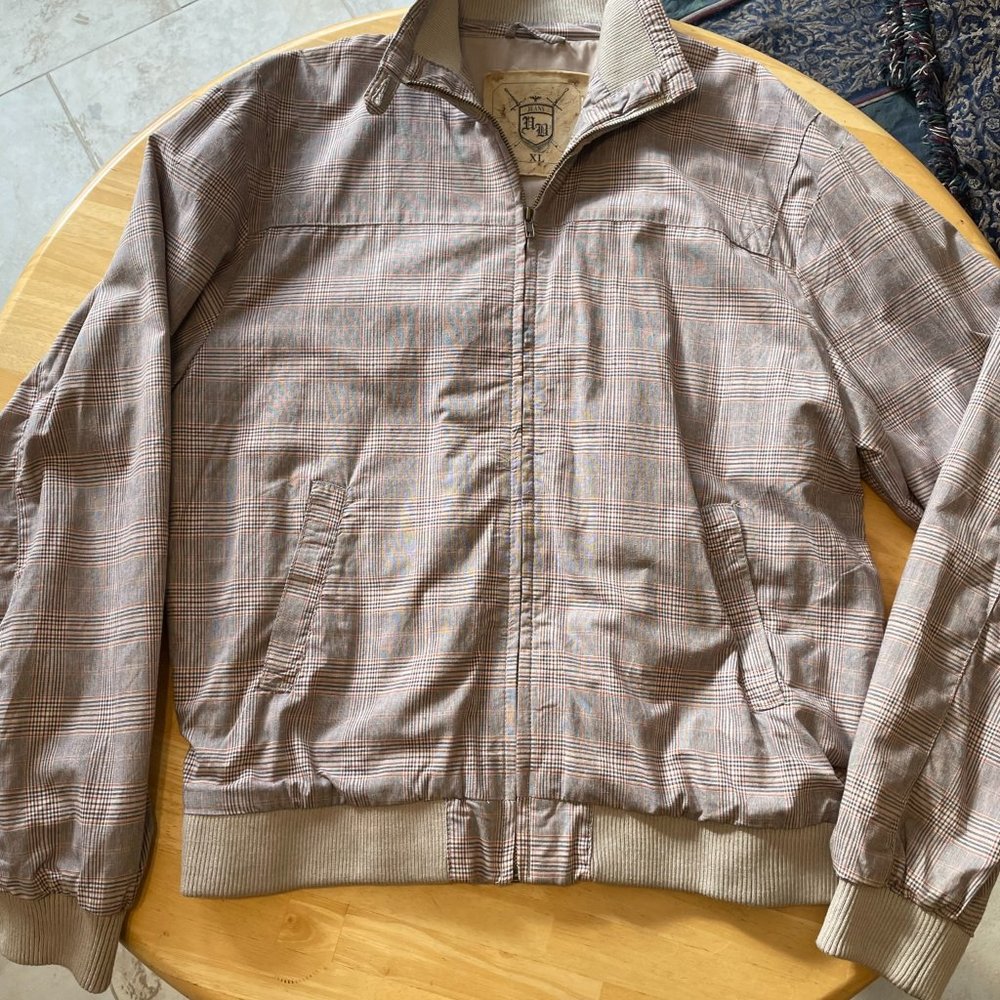 Plaid Jeans spring coat